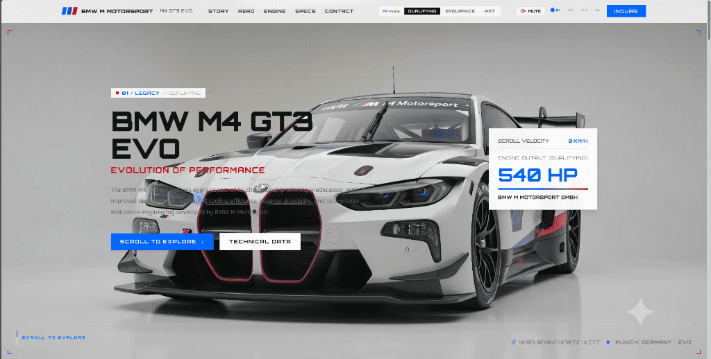 BMW Interactive Showcase